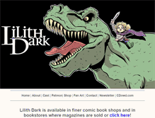 Tablet Screenshot of lilithdark.com